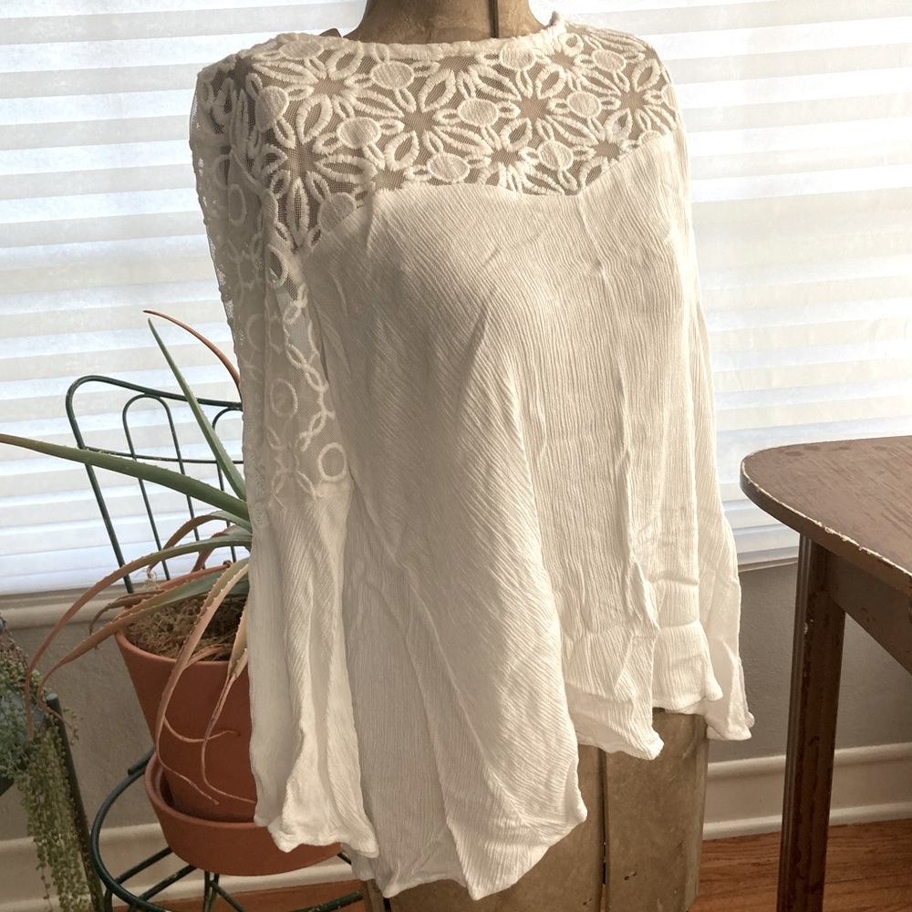Flowy Boho Top with Lace